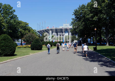 National Tennis Center Flushing Meadows Park Queens New York Stock Photo