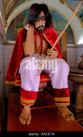 Dressed Jesus Figure Oaxaca City Mexico Stock Photo