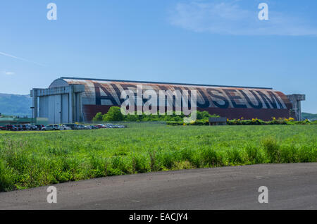 Tillamook Air Museum and blimp hanger.  Tillamook, Oregon Stock Photo