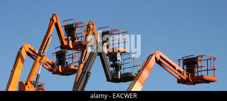 cherry picker forklift with cage