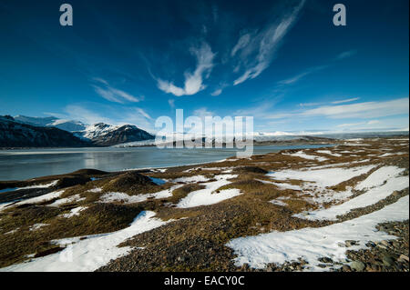Breiðárlón Glacial Lake, Austurland or Eastern Region, Iceland Stock Photo