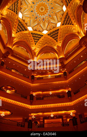 Golden Palace Hotel, the most expensive hotel in the world, Abu Dhabi, Emirate of Abu Dhabi, United Arab Emirates Stock Photo