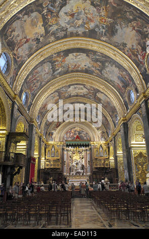 St. John&#39;s Co-Cathedral, Valletta, Malta Stock Photo