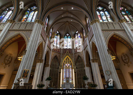 Cathedral of St. Helena, interior, Helena, Montana Province, United States Stock Photo