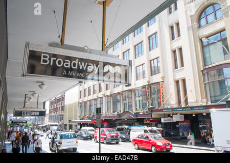 Mirvac managed Broadway shopping centre mall in Broadway,Sydney New south wales,australia Stock Photo