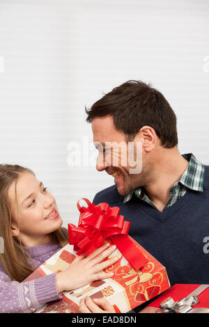 Happy father with his daugther Stock Photo