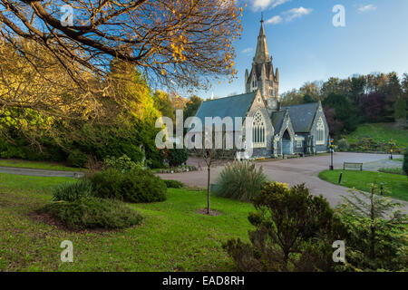 Autumn afternoon at the cemetery in Brighton, East Sussex, England. Stock Photo