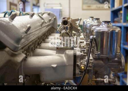 Aston Martin Engine Stock Photo