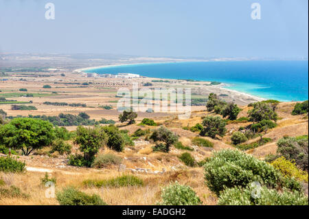 Farmlands on coast of Episkopi bay near Lemesos on Cyprus
