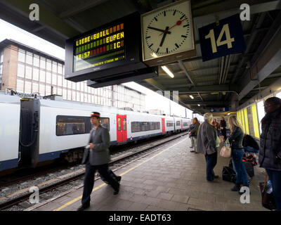 Gare du Midi railway station, Brussels, Belgium, Europe Stock Photo