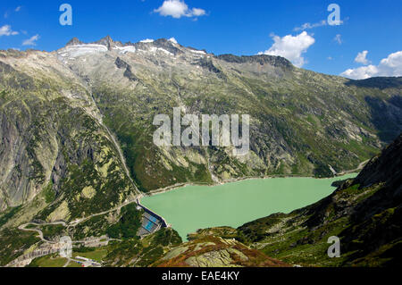 Raeterichsbodensee lake, Guttannen, Bernese Oberland, Canton of Bern, Switzerland Stock Photo
