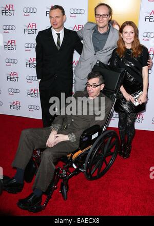 Hollywood, CA. 12th Nov, 2014. Wash Westmoreland, James Brown, Julianne Moore, Richard Glatzer at arrivals for STILL ALICE Premiere at AFI FEST 2014, Dolby Theatre, Hollywood, CA November 12, 2014. Credit:  Xavier Collin/Everett Collection/Alamy Live News Stock Photo