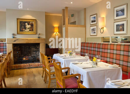 The Bell at Ramsbury, Wiltshire, UK, a public house and restaurant Stock Photo