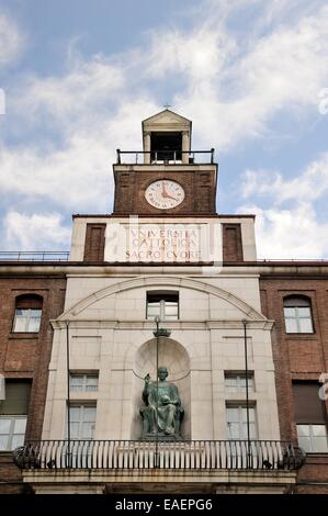 Catholic University of Sacred Heart, Università Cattolica del sacro Cuore, Milan (frontage). Stock Photo