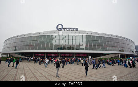 Prague, Czech Republic. 09th Nov, 2014. The O2 Arena in Prague, Czech Republic, 09 November 2014. Photo: DANIEL KARMANN/dpa/Alamy Live News Stock Photo