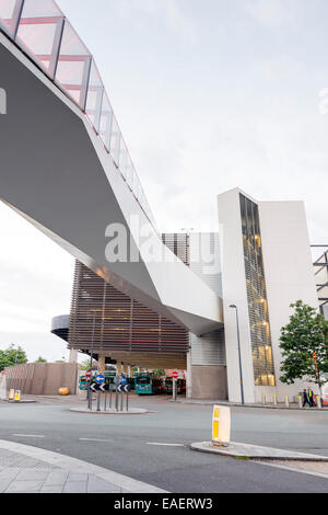 LIVERPOOL, UNITED KINGDOM - JUNE 9, 2014: Liverpool One Bus Station is located in Canning Place. Formerly known as Paradise Stre Stock Photo