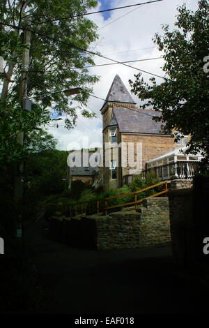 Wookey hole, Somerset, England UK  Unusual geographic phenomenon -on energy/ley lines  heart of the Mendip hills Stock Photo