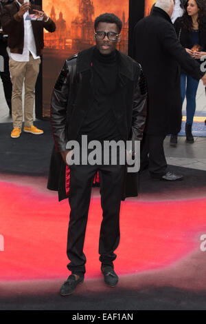 European premiere of 'Godzilla' held at the Odeon Leicester Square - Arrivals  Featuring: Wretch 32 Where: London, United Kingdom When: 11 May 2014 Stock Photo