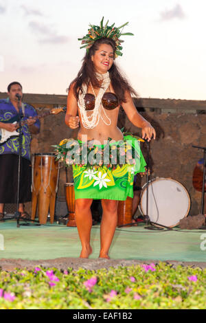 Luau at the marriott Hotel, Hawaii, USA Stock Photo