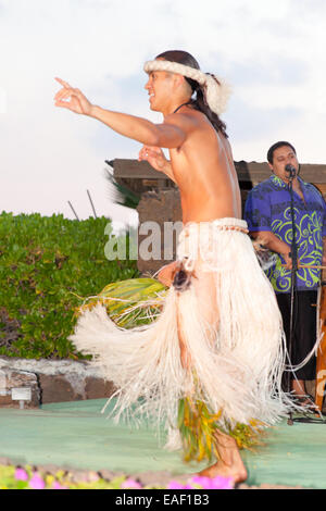 Luau at the marriott Hotel, Hawaii, USA Stock Photo