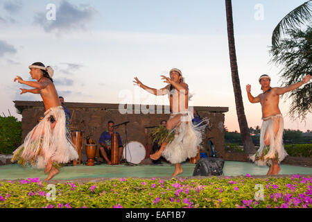 Luau at the marriott Hotel, Hawaii, USA Stock Photo