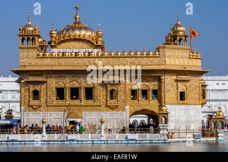 The Golden Temple of Amritsar, Punjab, India Stock Photo