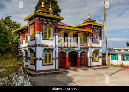 The Bhutia Busty Monastery, Darjeeling, West Bengal, India Stock Photo