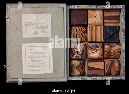 Thomas Sopwith's Geological Model Set with letter to William Buckland Stock Photo