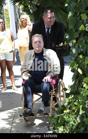 Pamela Bach visits The Ivy with her daughter for Mother's Day  Featuring: Mistake Where: Los Angeles, California, United States When: 11 May 2014 Stock Photo