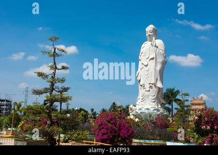 Amatibha statue at Vinh Trang Pagoda in Vietnam Stock Photo