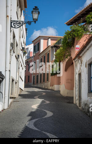 Street in Cascais, Lisbon, Portugal Stock Photo