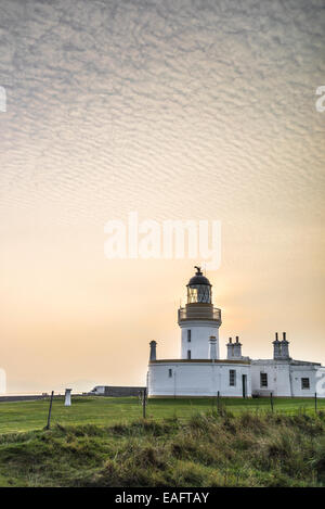 Chanonry Point Lighthouse on the Black Isle in Scotland.