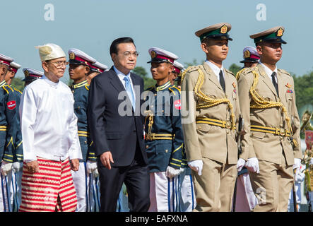 ラン Myanmar president thein sein front hi-res stock photography
