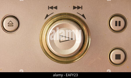 CD Player buttons, retro Stock Photo - Alamy