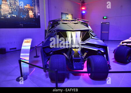 The Bat cave at Warner Bros studios in Los Angeles Stock Photo