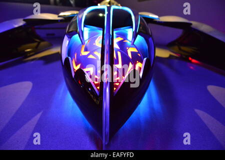 The Bat cave at Warner Bros studios in Los Angeles Stock Photo