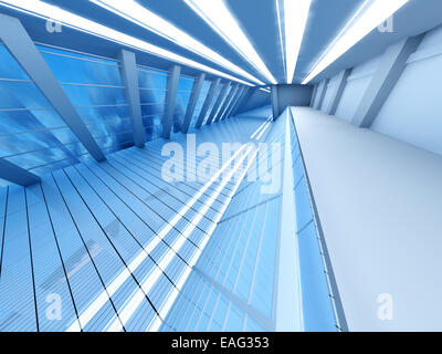 Airport architecture visualization. Stock Photo