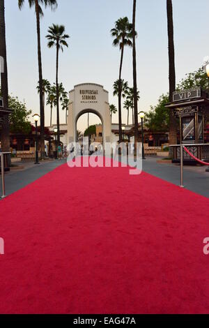 The red carpet entrance to Universal Studios Hollywood Stock Photo - Alamy
