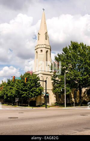 Saint John's Episcopal Church. The oldest church in Montgomery Alabama Stock Photo