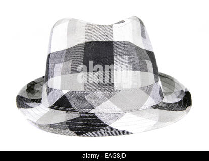 Grey Hat Isolated on White Background Stock Photo
