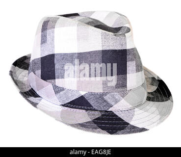 Grey Hat Isolated on White Background Stock Photo