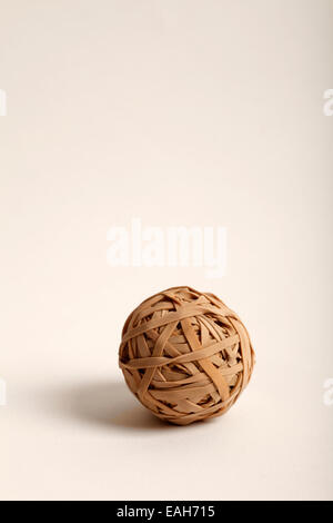 ball made up of fawn rubber bands