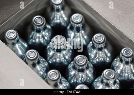 Soda chargers Stock Photo