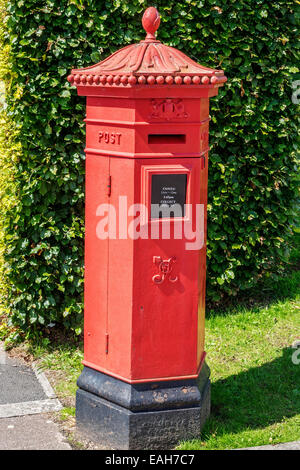 Victorian Post Box Museum Welsh Life Cardiff UK Stock Photo