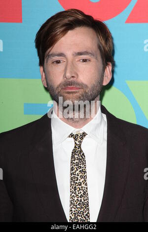 FOX Upfronts at The Beacon Theater - Arrivals  Featuring: David Tennant Where: NYC, New York, United States When: 13 May 2014 Stock Photo