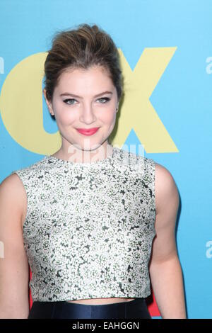 FOX Upfronts at The Beacon Theater - Arrivals  Featuring: Zoe Levin Where: NYC, New York, United States When: 13 May 2014 Stock Photo