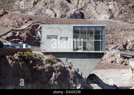 Hoover Dam Spillway House Stock Photo