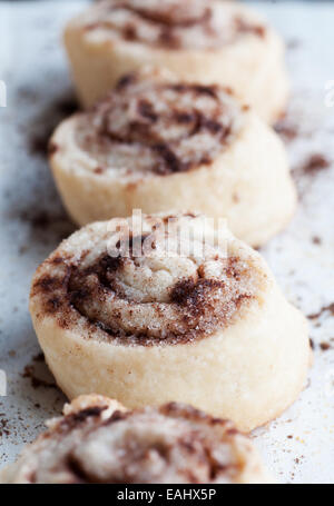 Cinnamon and sugar pastry treats freshly baked Stock Photo