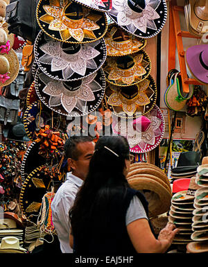 Market Stall in Oaxaca City Mexico Stock Photo