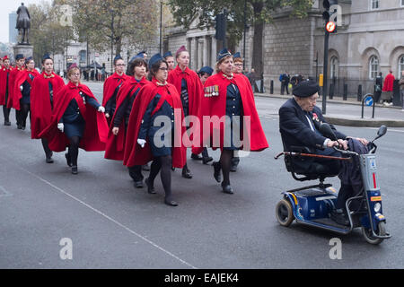 London, UK. 16th Nov, 2014. On Sunday Nov 16th the Association of Jewish Ex-Servicemen (AJEX) & Women paraded at the Cenotaph in London Credit:  Geoff Shaw/Alamy Live News Stock Photo